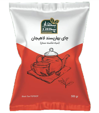 چای سیاه شکسته ممتاز 500 گرمی بهارپسند، بسته‌بندی جدید