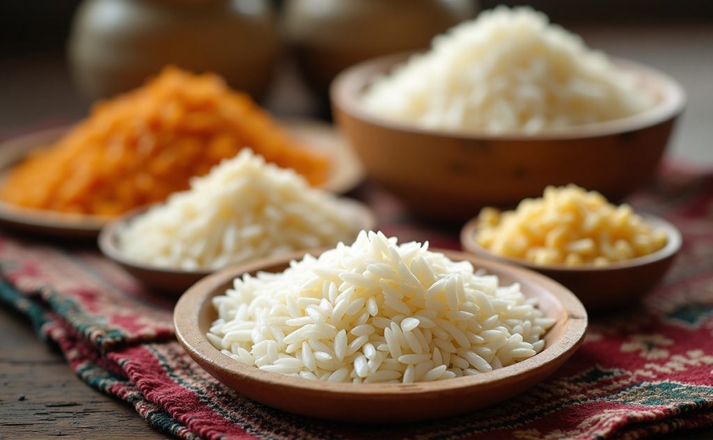 انواع برنج ایرانی روی سفره گیلانی | برنج هاشمی صدری طارم | اصالت گیلان